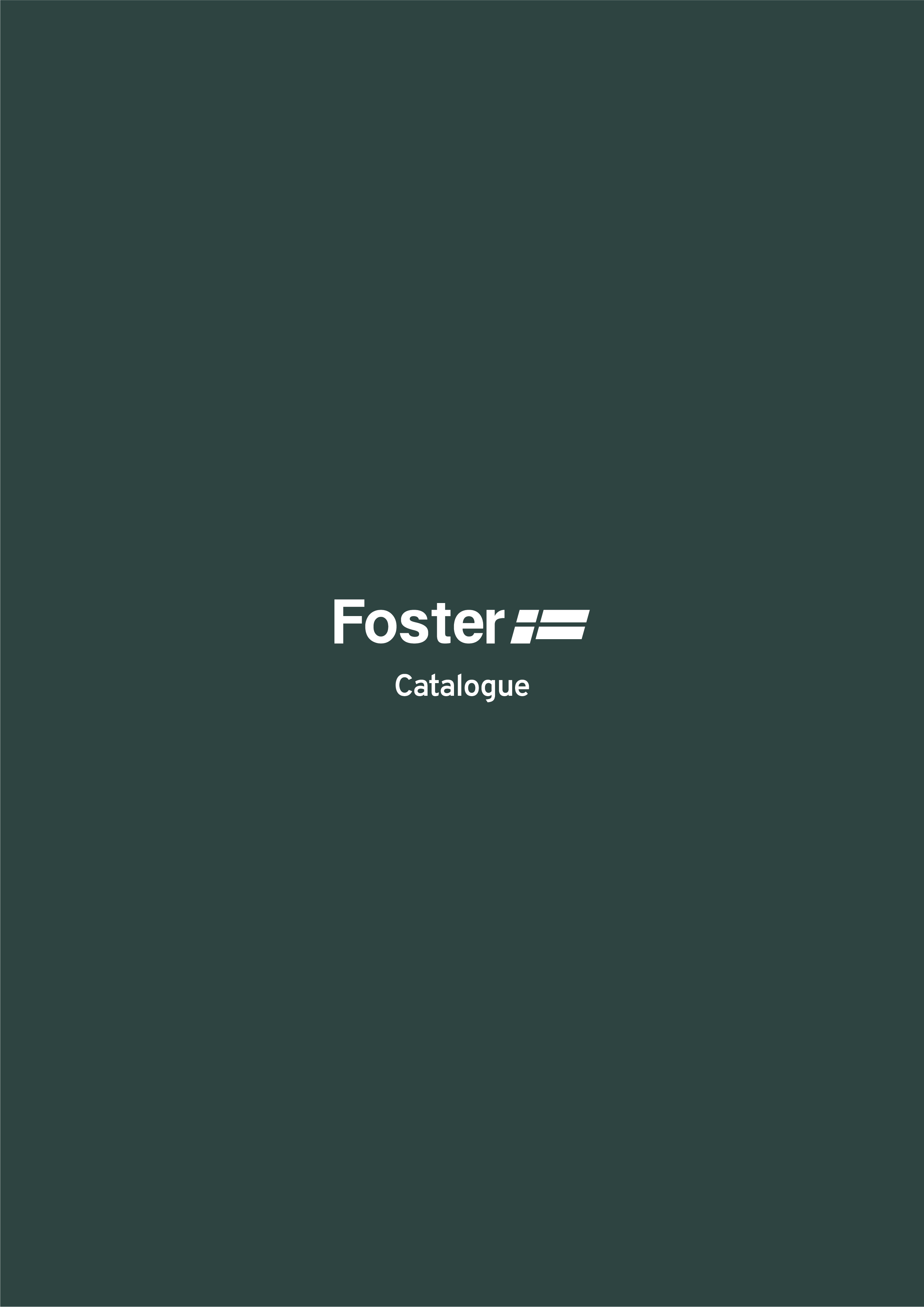 แคตตาล็อก Foster Foster Catalogue