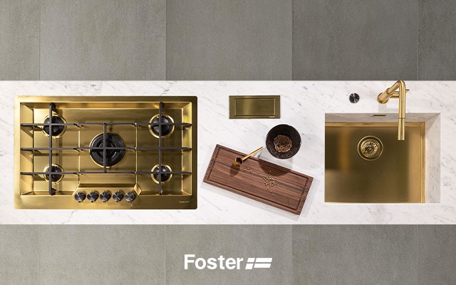 สร้างสรรค์พื้นที่ครัวให้เป็นอัญมณีแห่งบ้านด้วย Foster