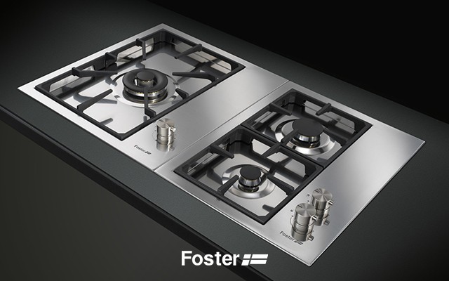 เติมเต็มบรรยากาศในครัวของคุณด้วยเตาแก๊ส Foster รุ่น S4000 Domino 7278 032