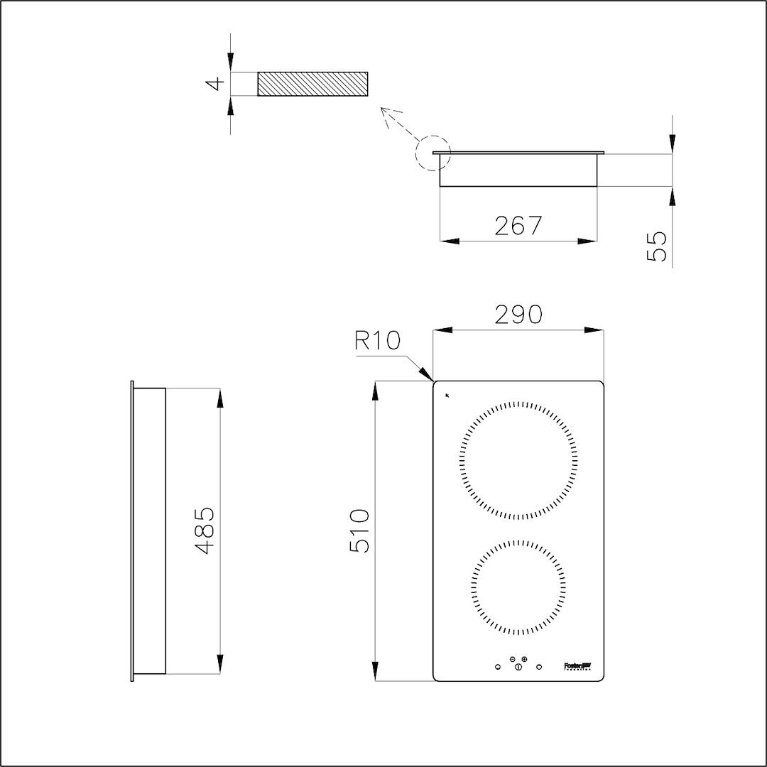 Cooker hob S1000 Induction
