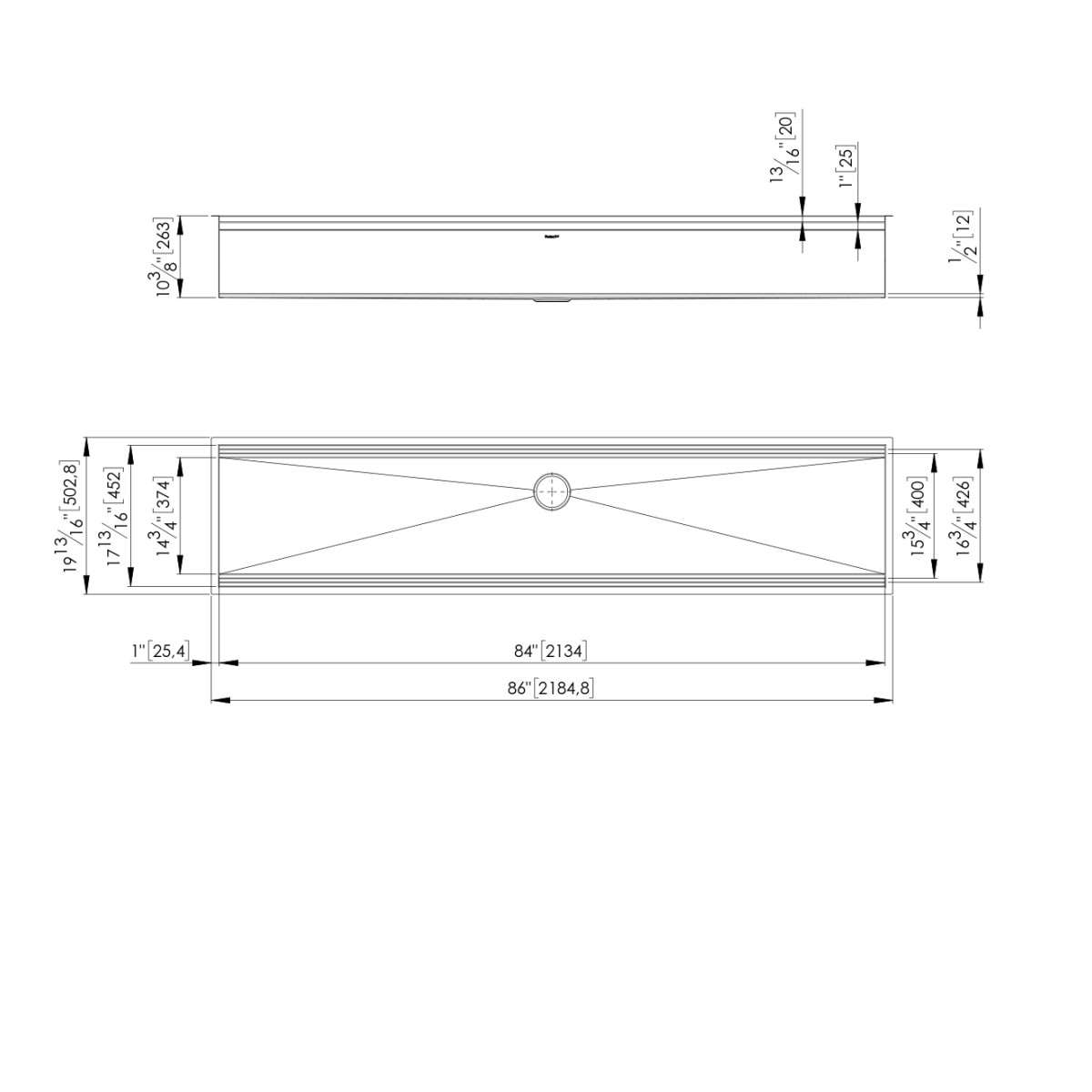 Sink Happy Hour 84" x 20" – U/M - (USA)
