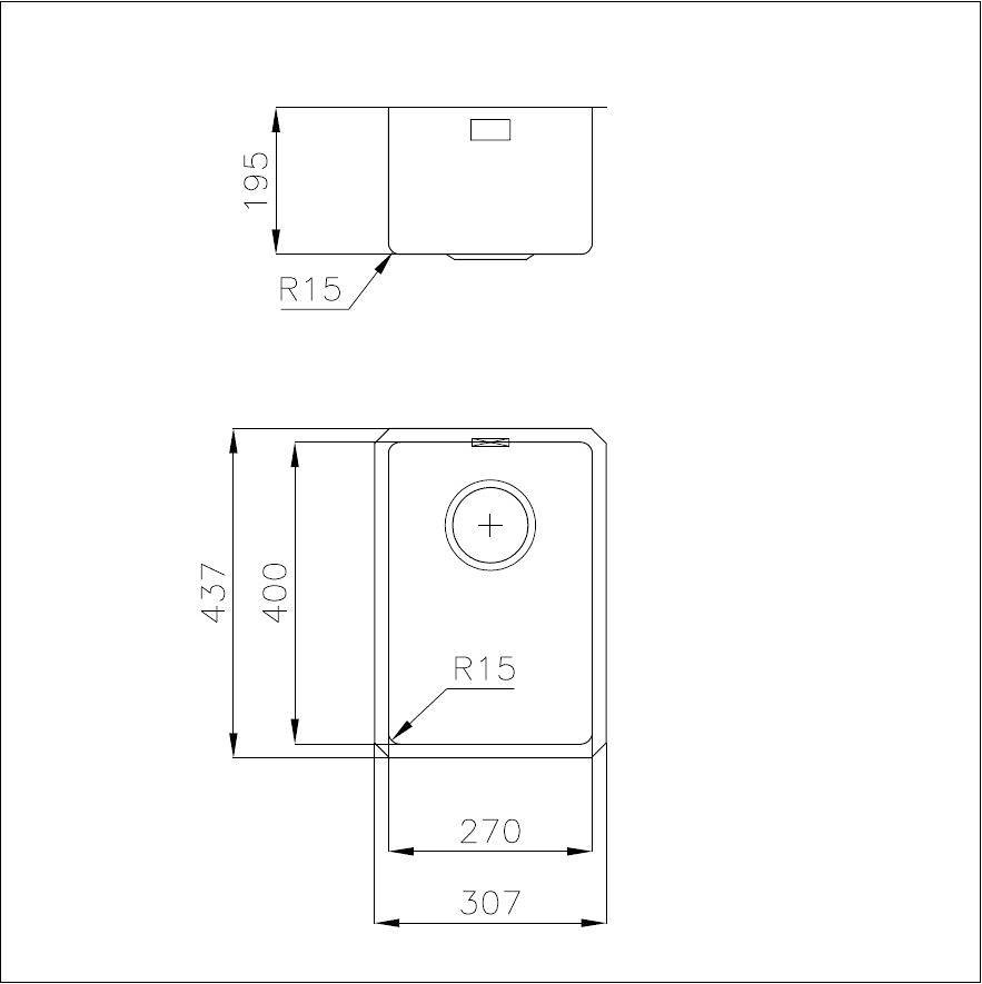 Sink KE - R15