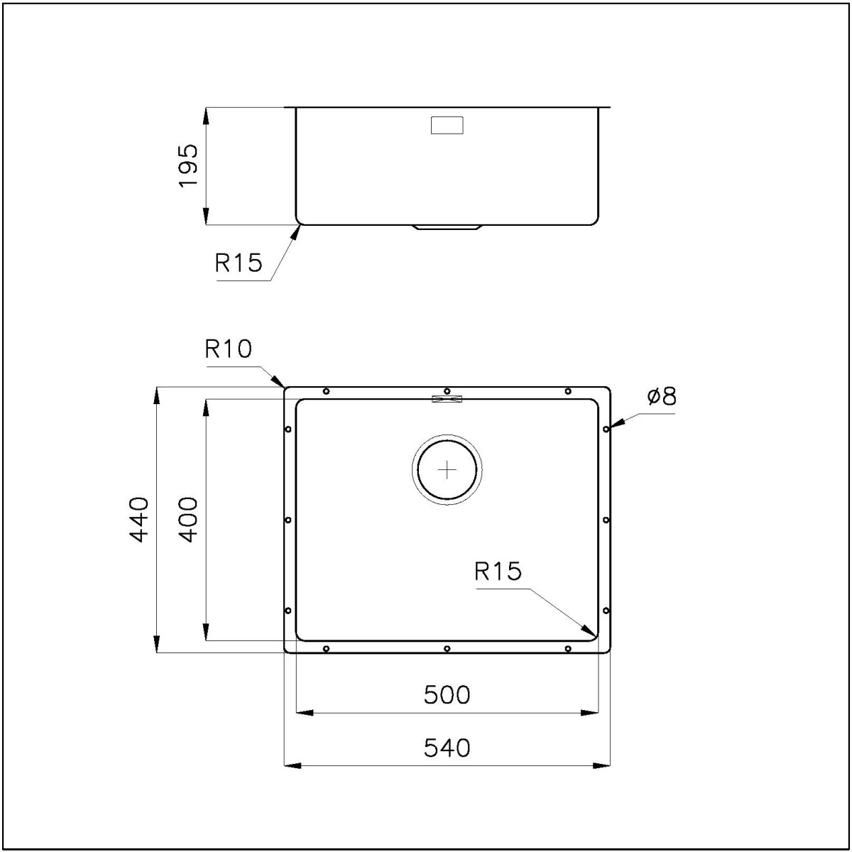 Sink KE - R15