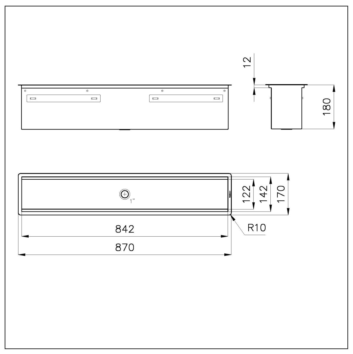 Equipped troughs