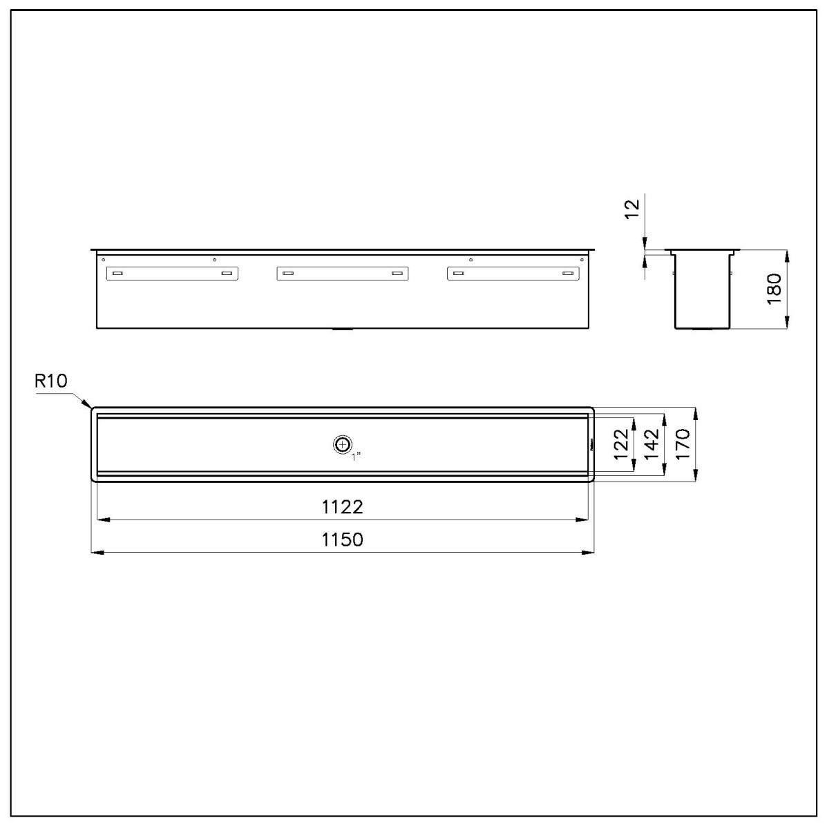 Equipped troughs