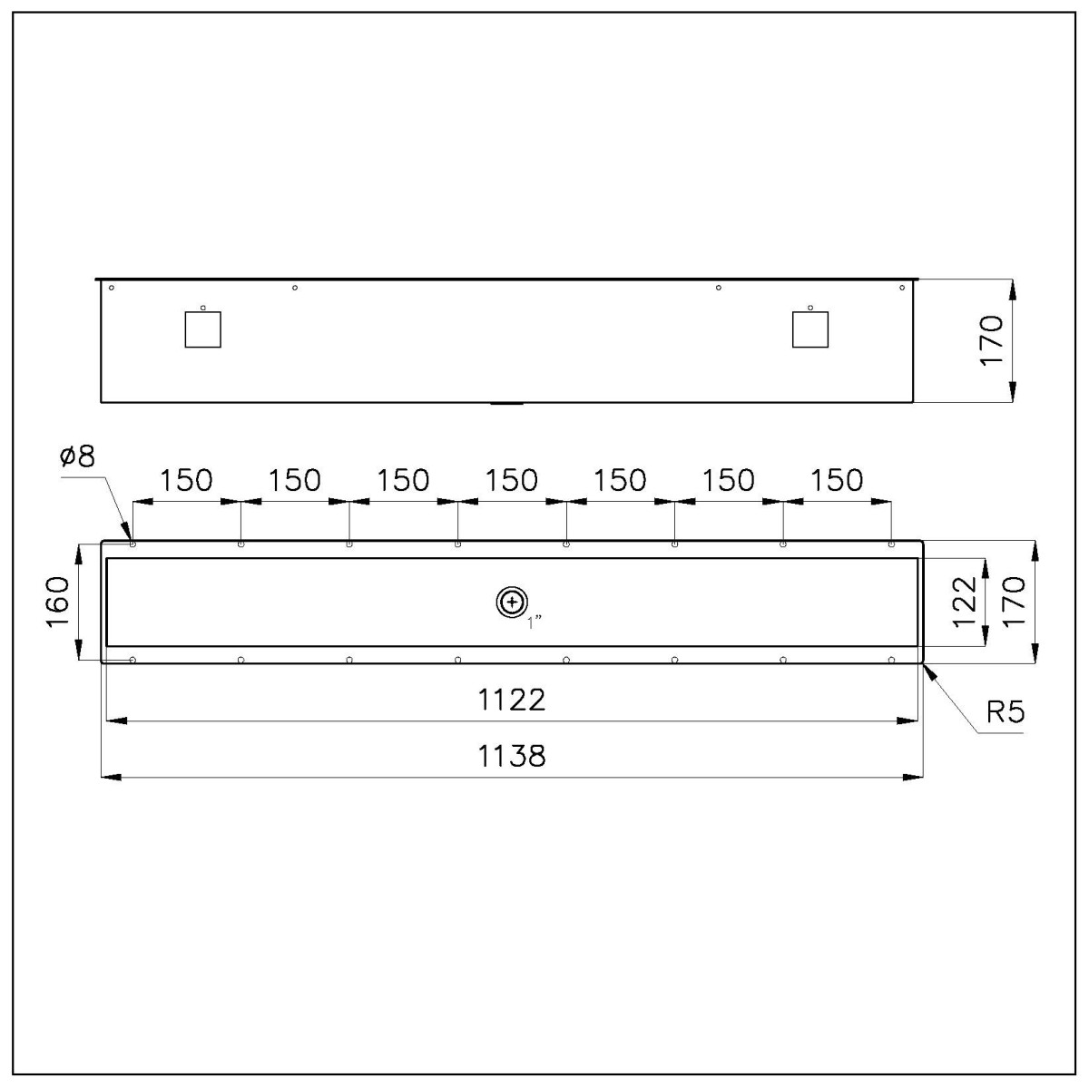 Equipped troughs