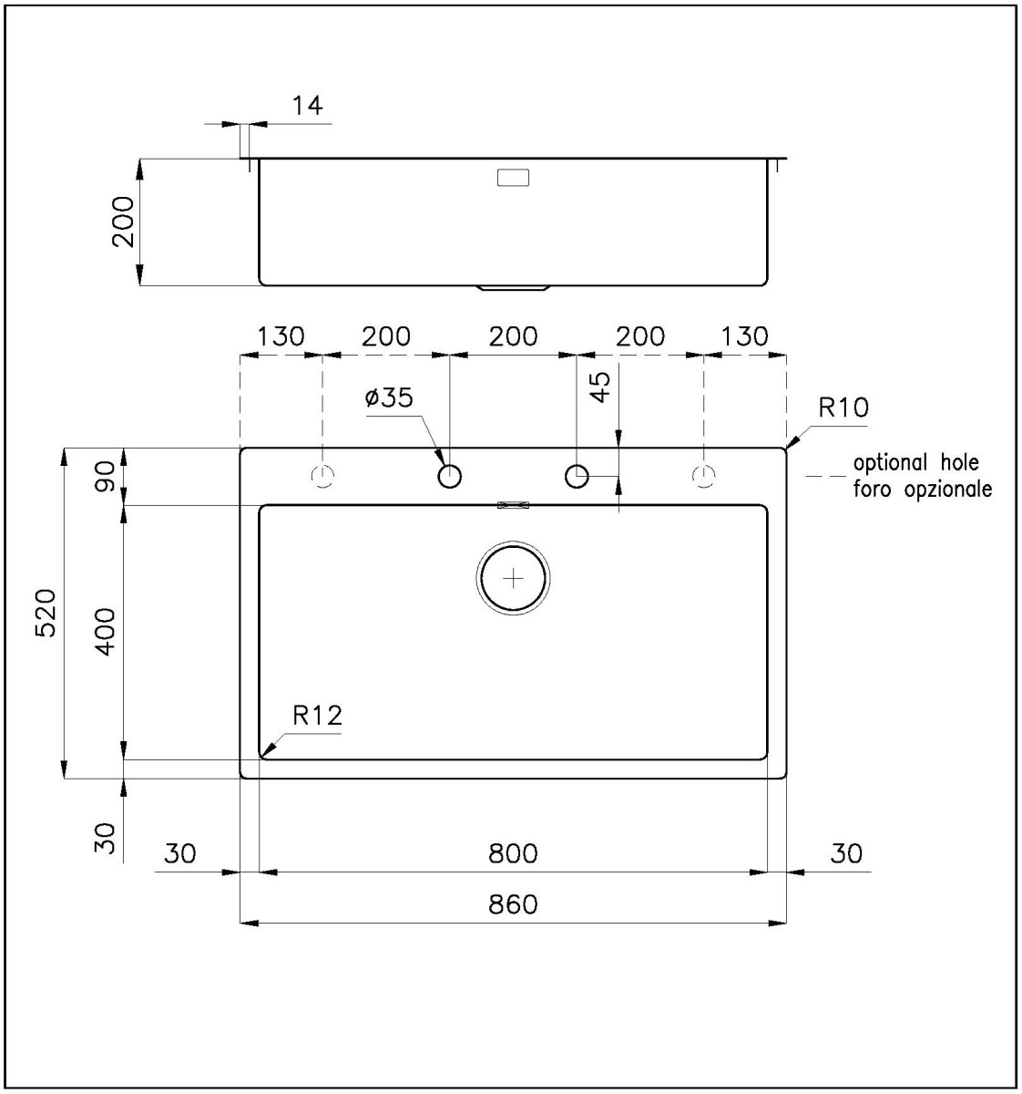 Sink S4001