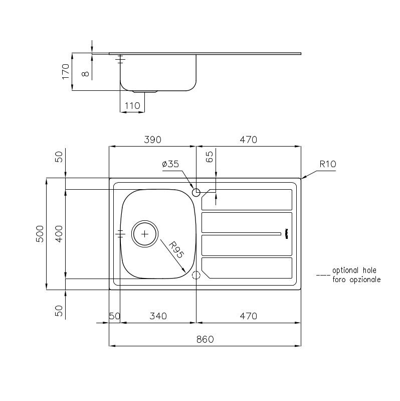 Sink S1000