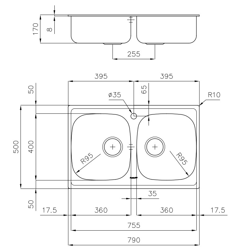 Sink S1000