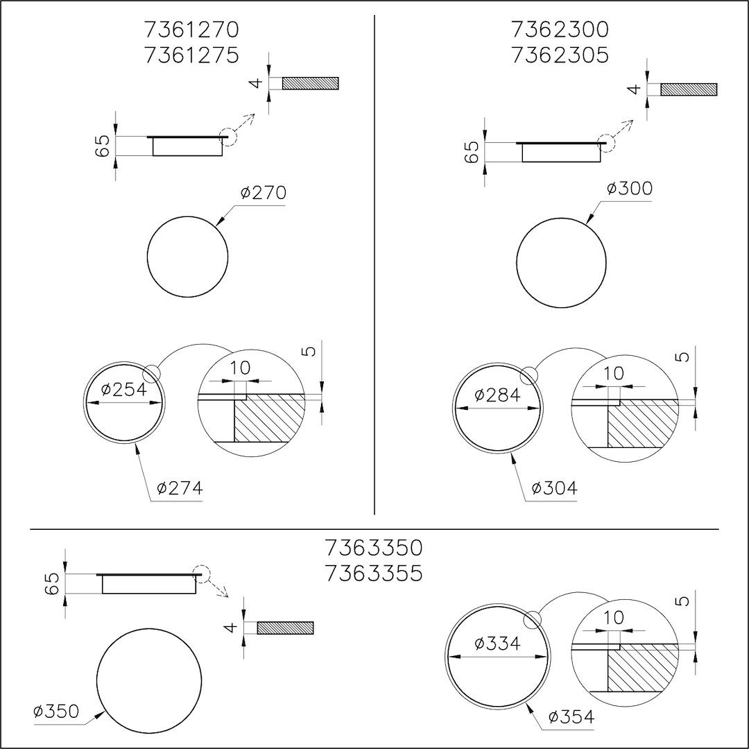Cooker hob Modular Induction