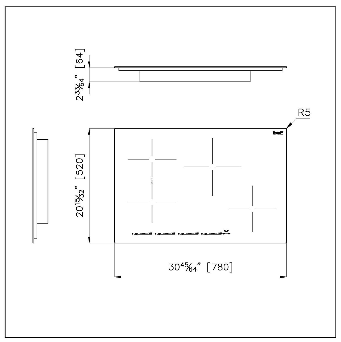 Induction Cooktop 30"