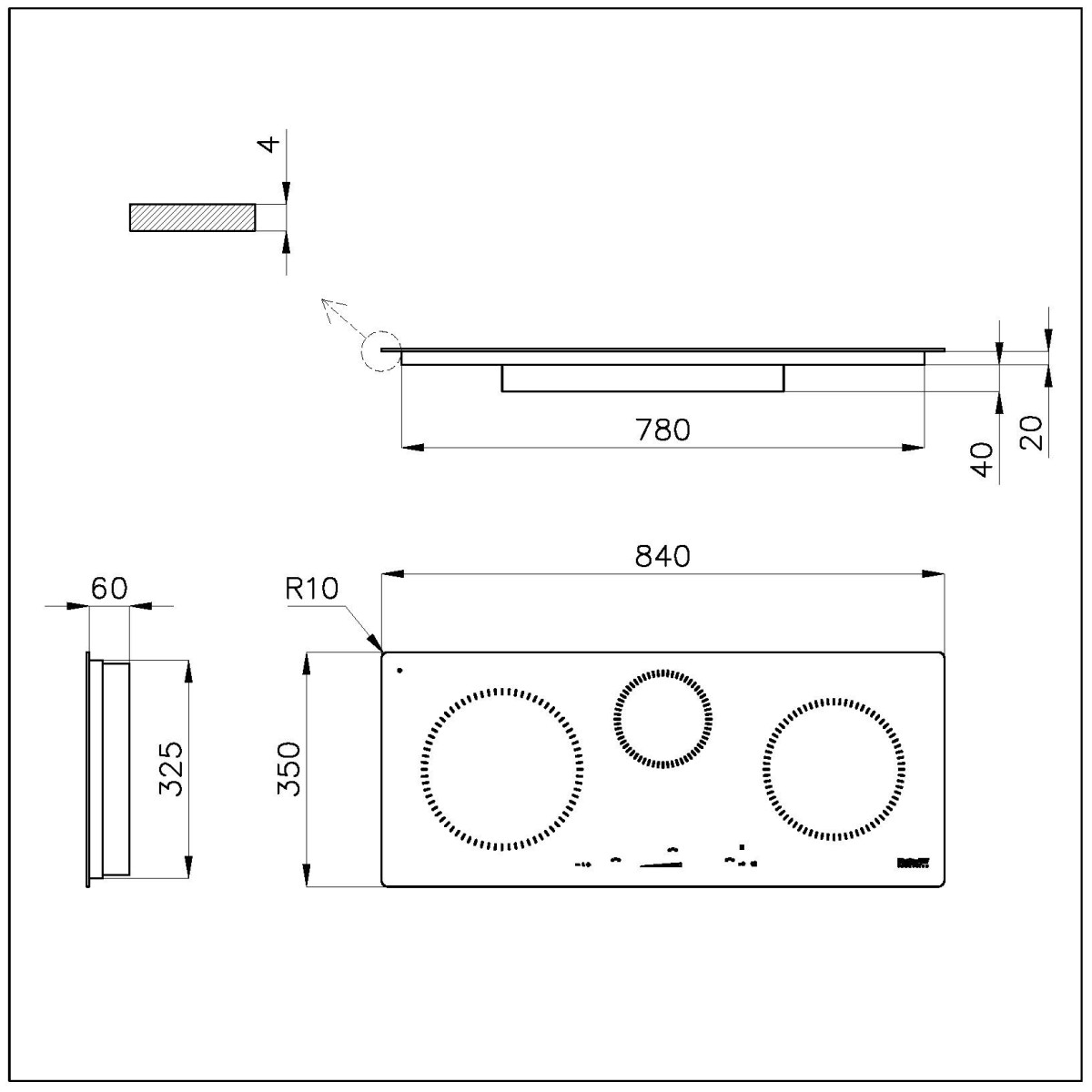 Cooker hob S1000 Induction