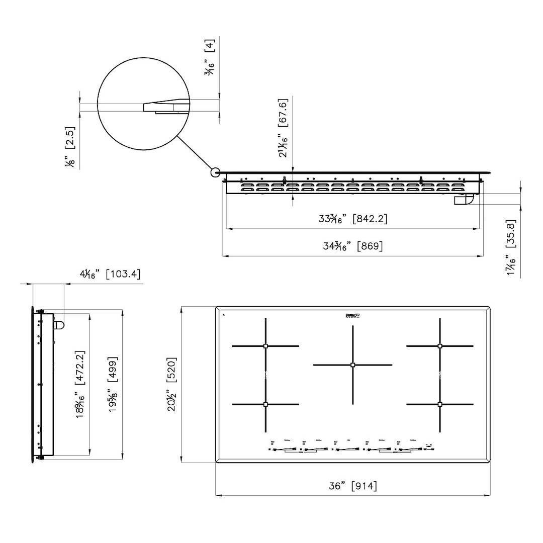 Milano Induction Cooktop 5 Plate