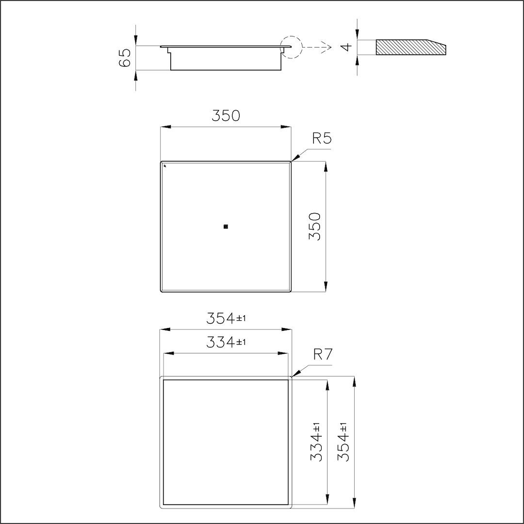 Cooker hob - Quadra Modular Induction Plate