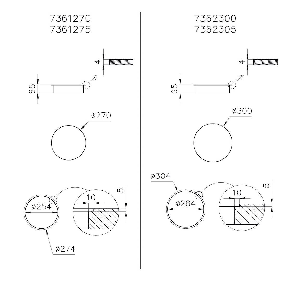 Cooker hob Modular Induction