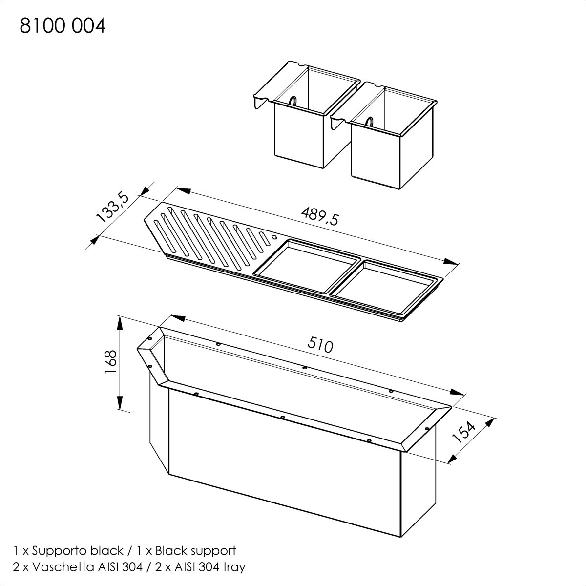 Diade equipped troughs Phantom