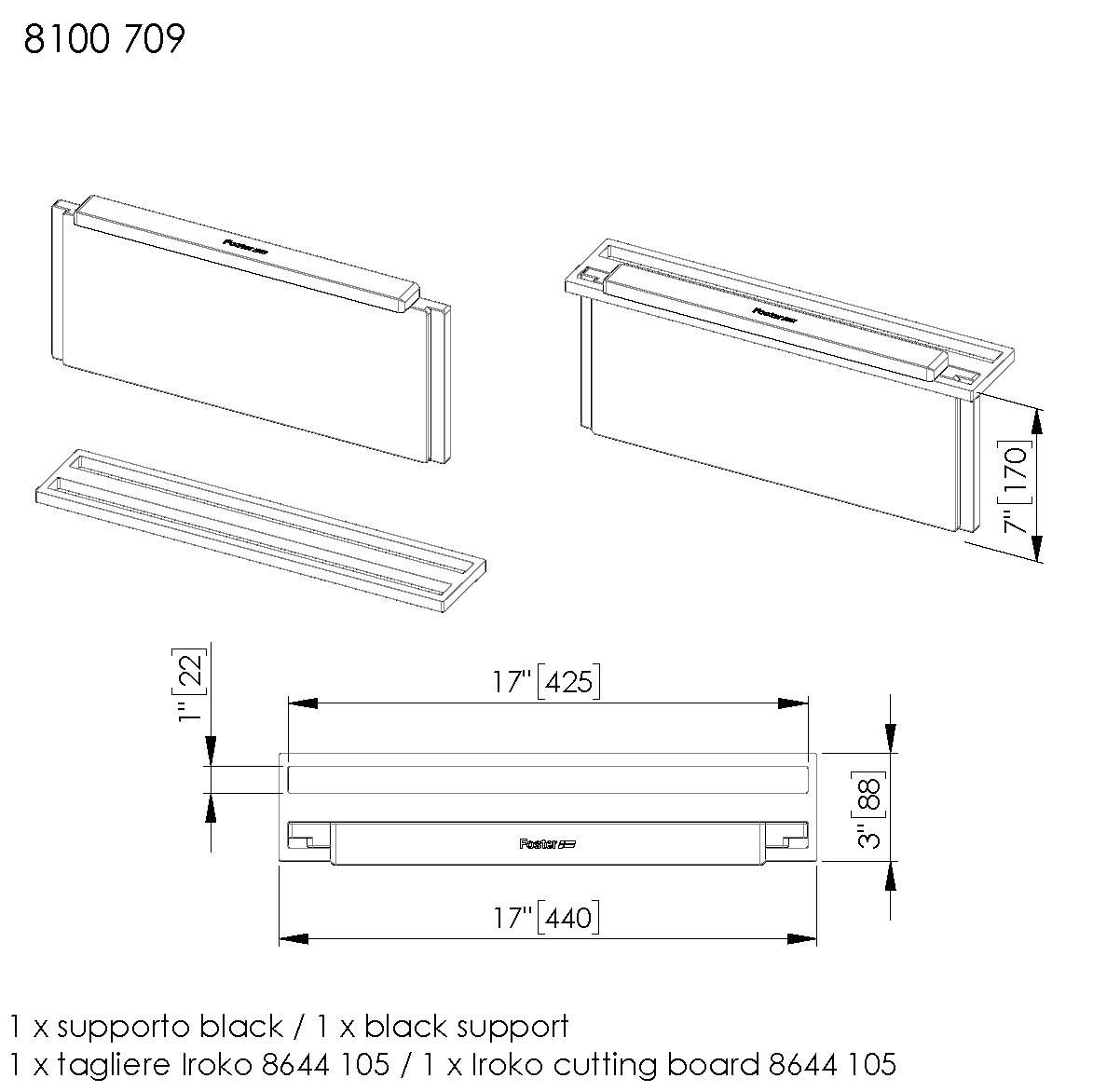 Sink Bernini 36″ x 21" – U/M - (USA)
