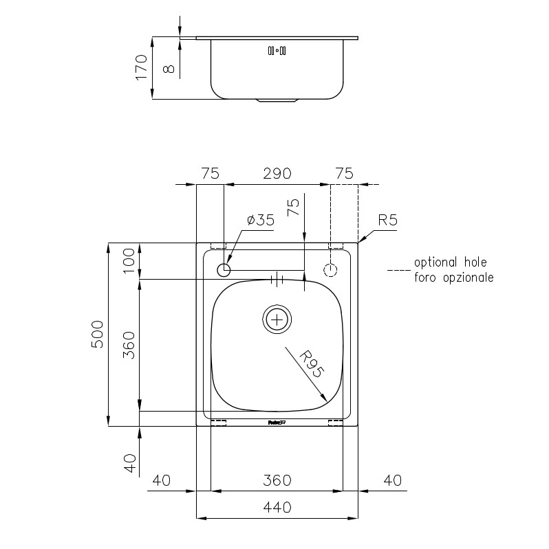 Sink S1000