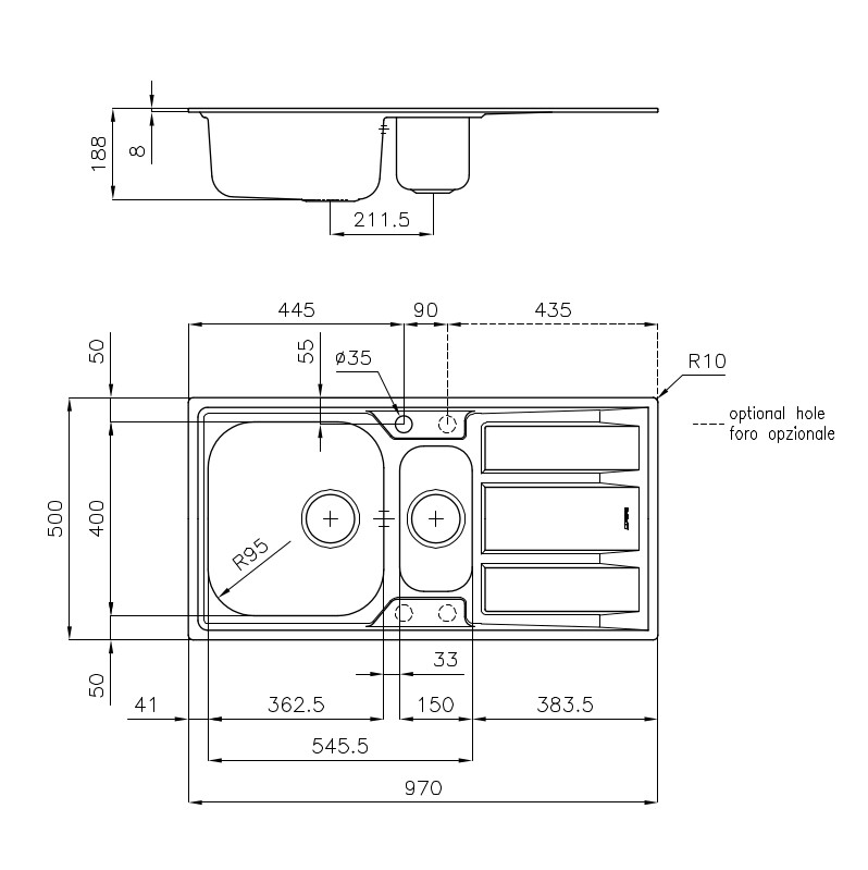 Sink FM Marine