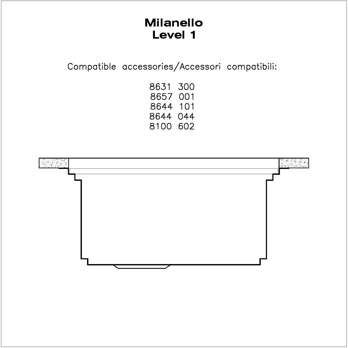 Sink Milanello workstation
