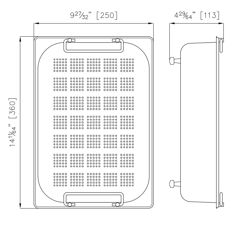 Stainless steel perforated pan