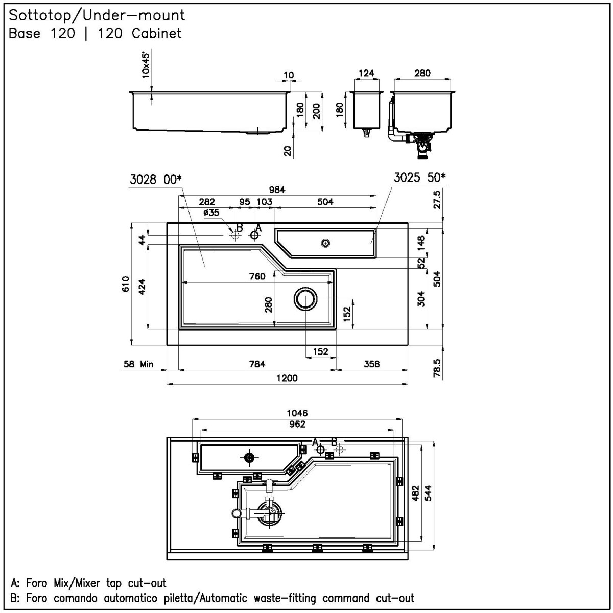 Sink Diade Gun Metal