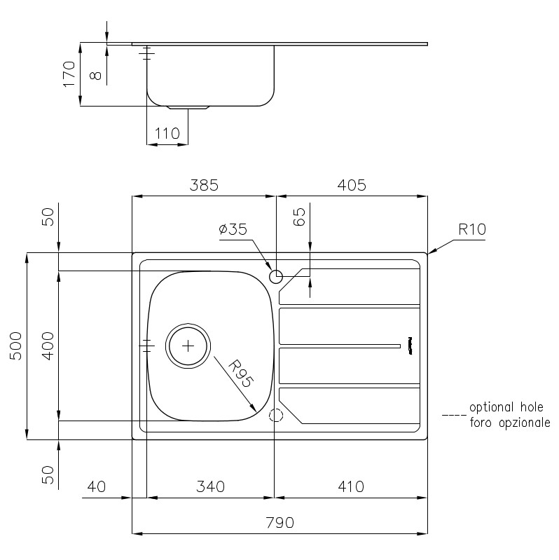 Sink S1000