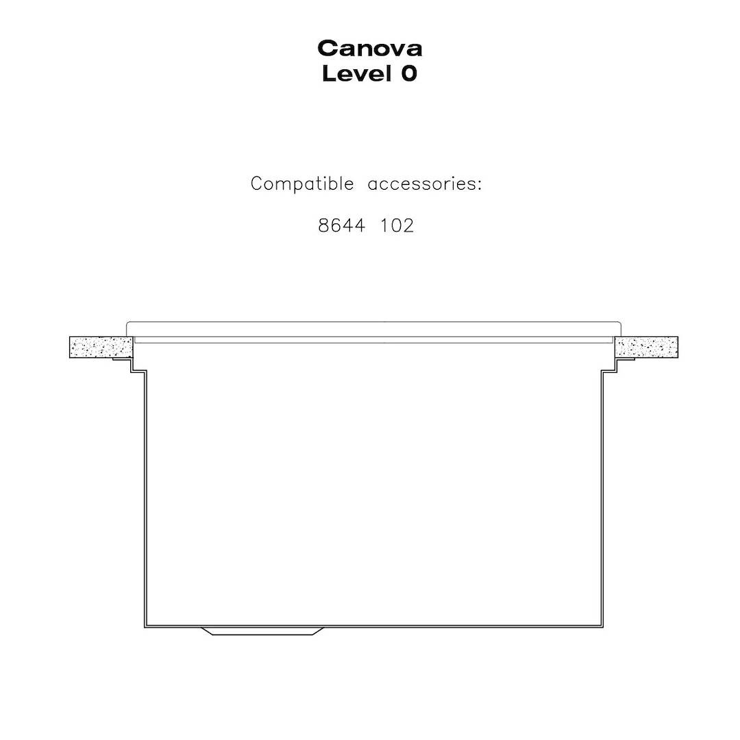 Sink Canova 38″ x 20" – U/M