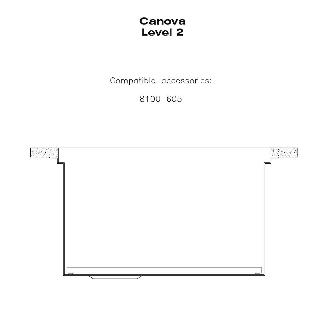 Sink Canova 32″ x 20" – U/M