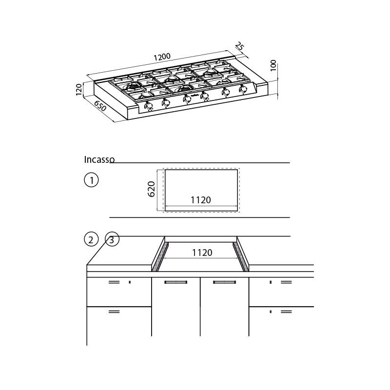 Rangetop Foster Milano