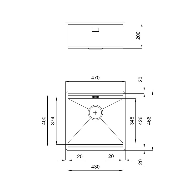 Sink Milanello Workstation