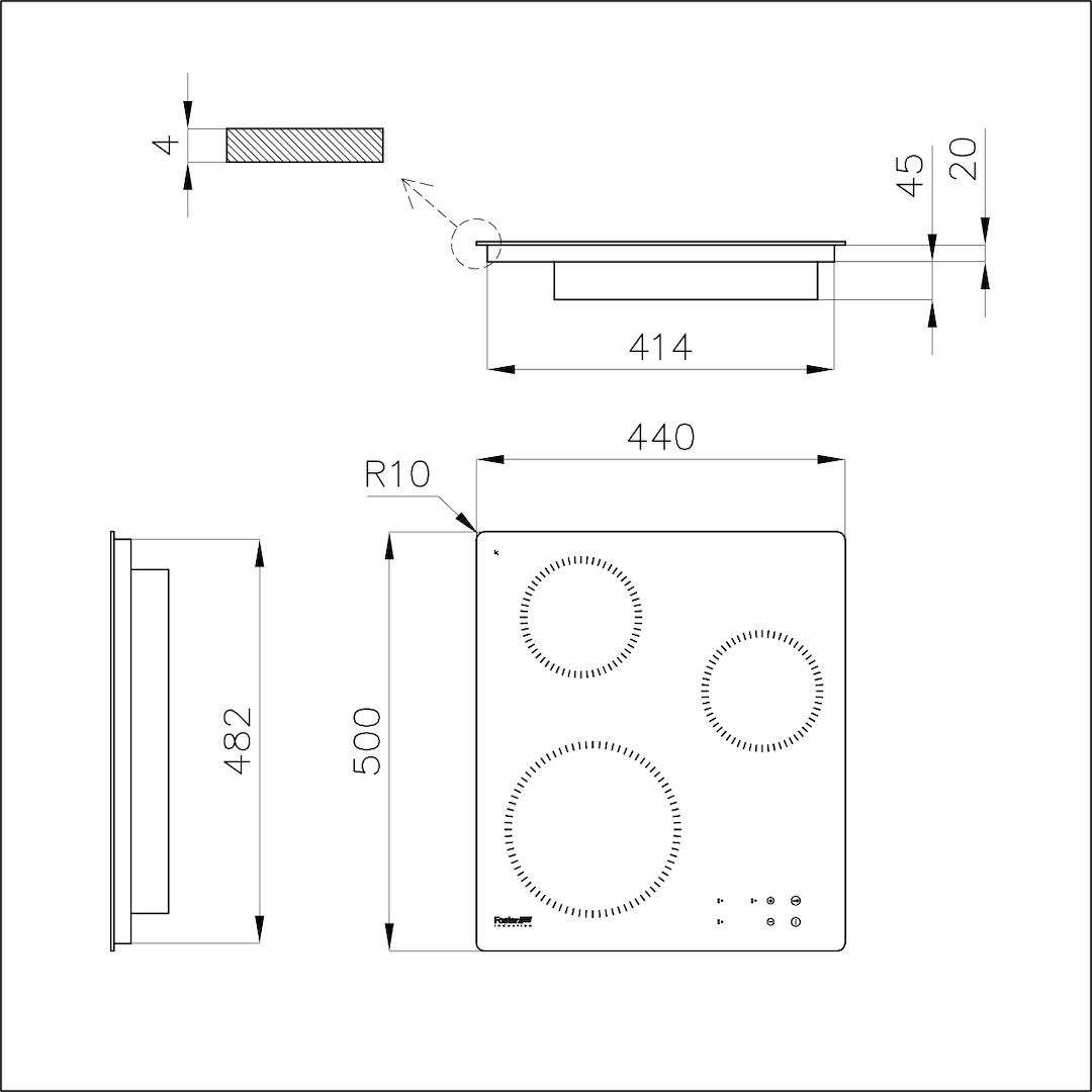 Cooker hob S1000 Induction