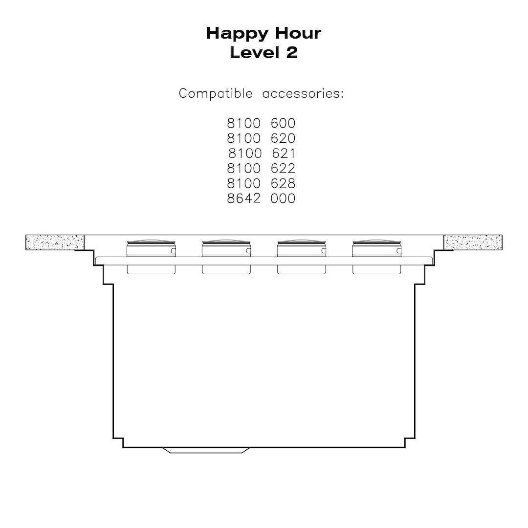Sink Happy Hour 49″ x 20" – U/M