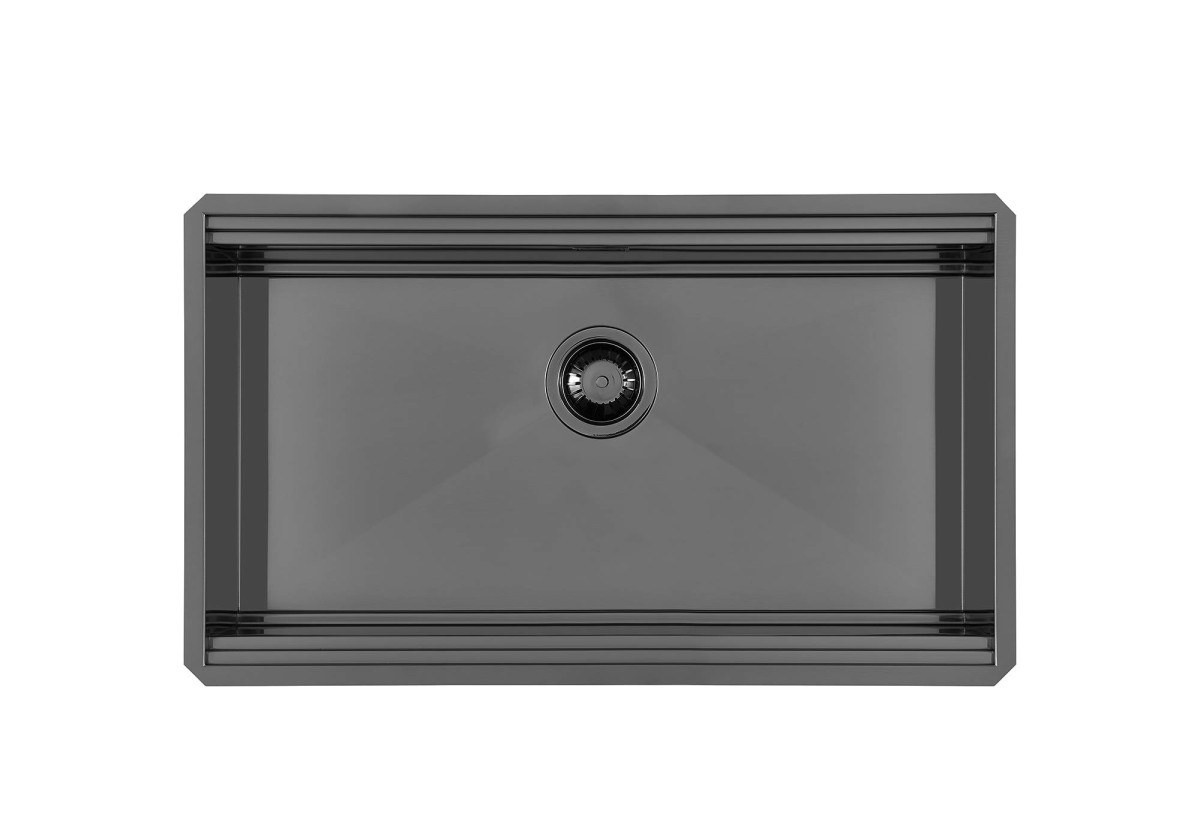Sink Milanello Gun Metal Workstation