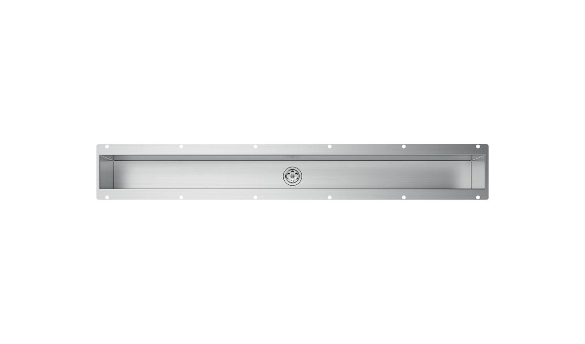 Slim equipped troughs