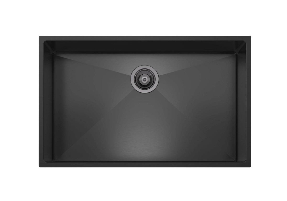 Armored R12 Sink Black 32” x 20" – U/M