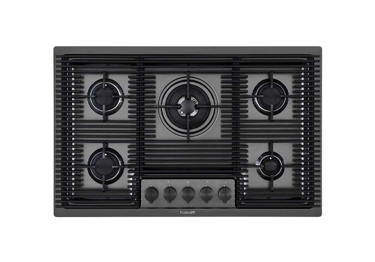 Cooker hob Milanello Gun Metal 5F