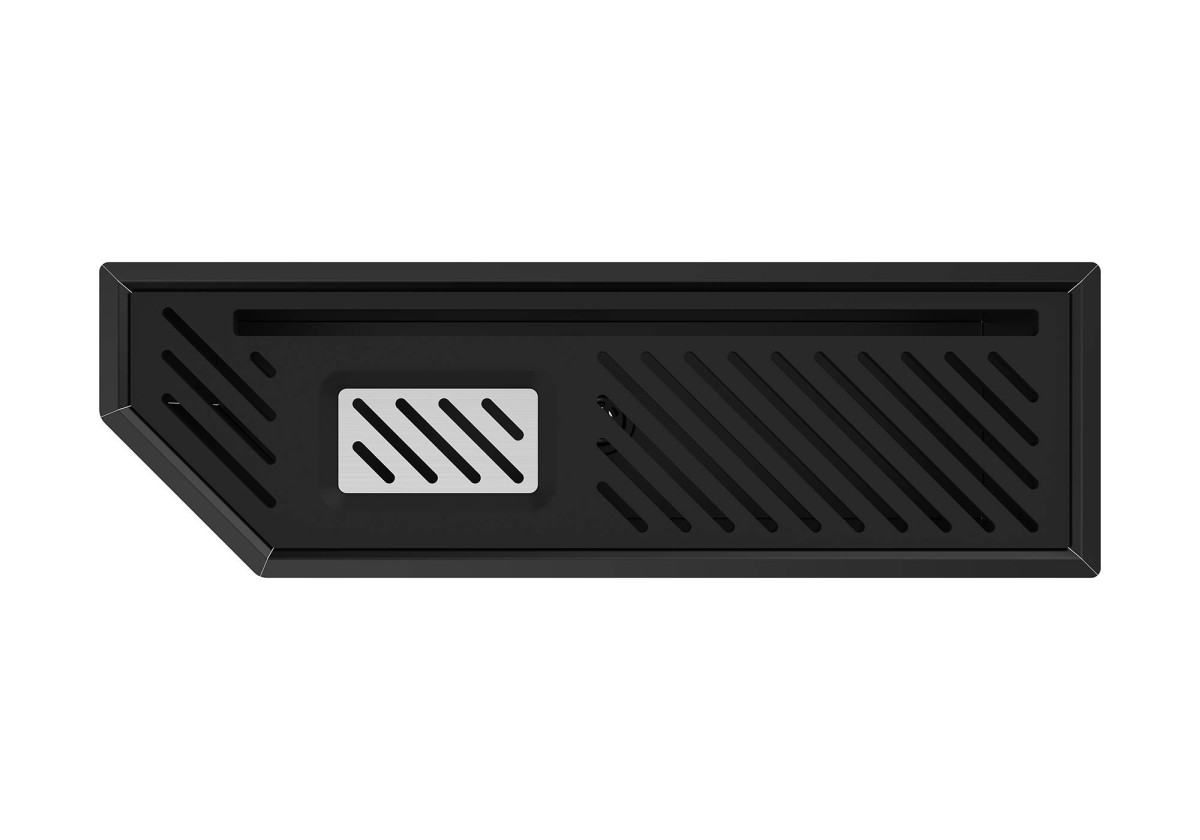 Diade equipped troughs Gun Metal Fumè