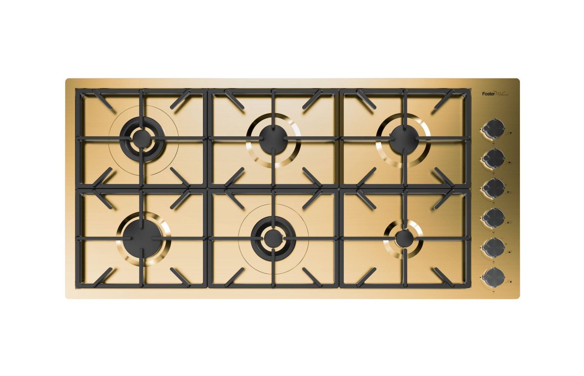 Cooker hob Foster Milano PVD Gold