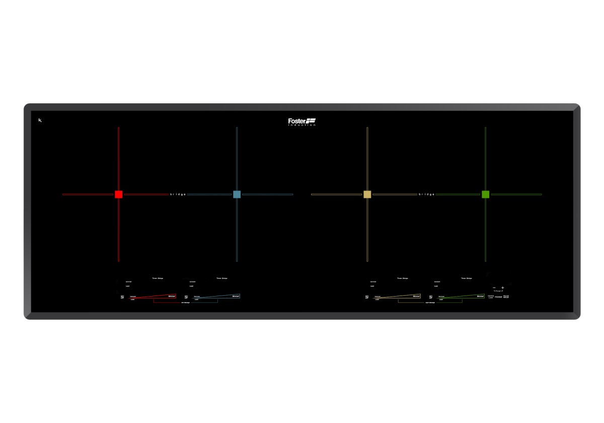 Milano Induction Cooktop 4 Plate inLine