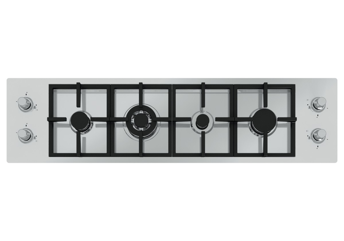 Quadra Line Cooktop 4 burners inLine