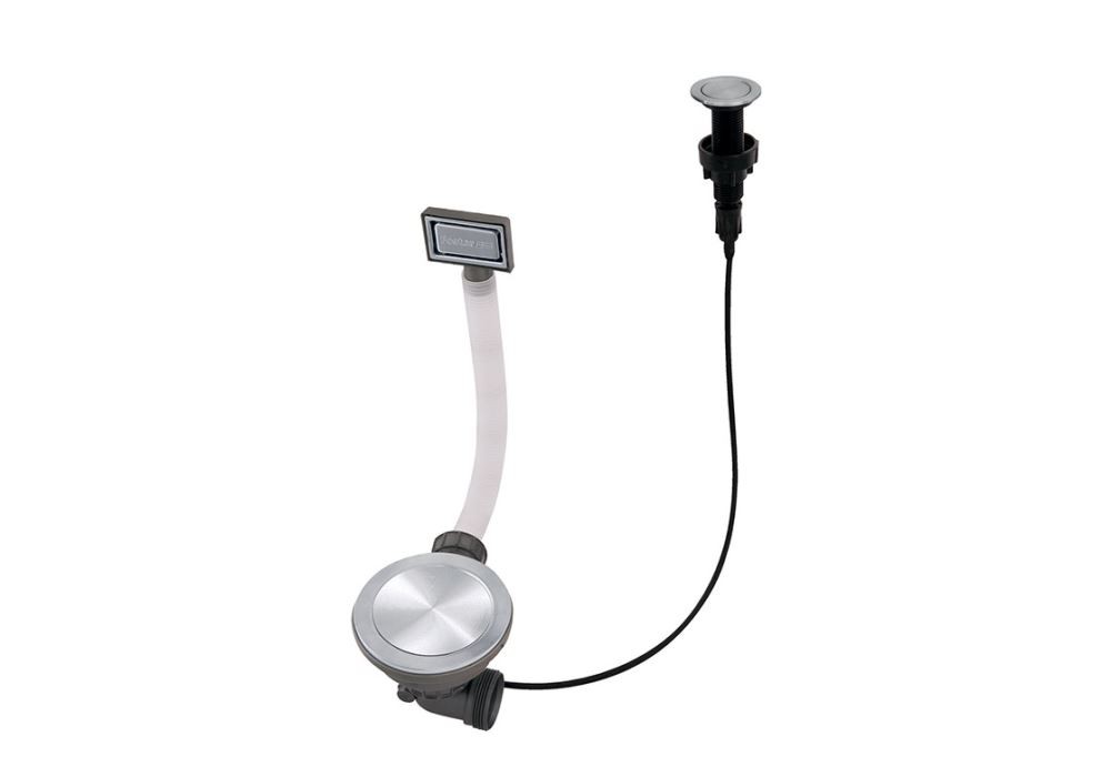 Space Push automatic waste fitting - PP