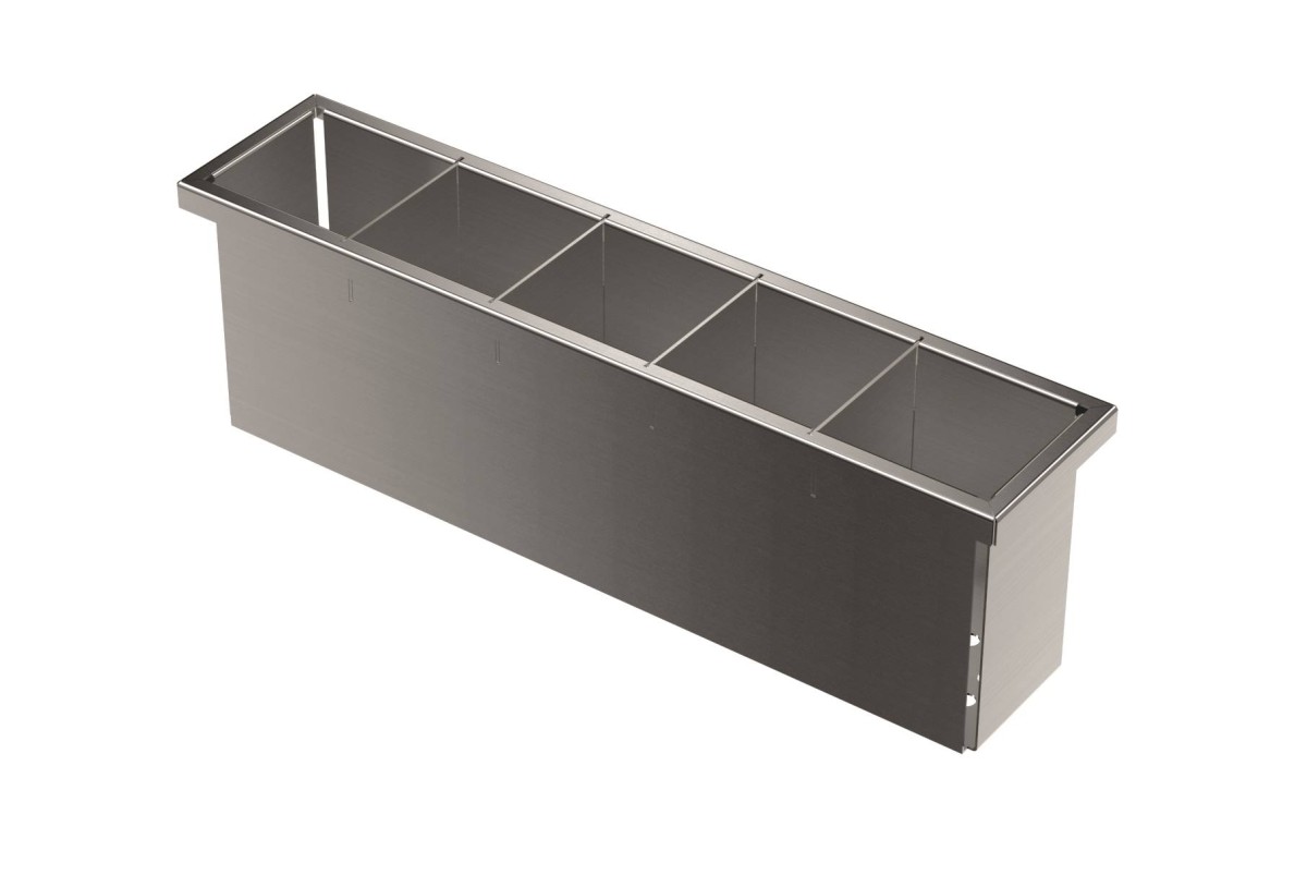 Stainless steel perforated tray