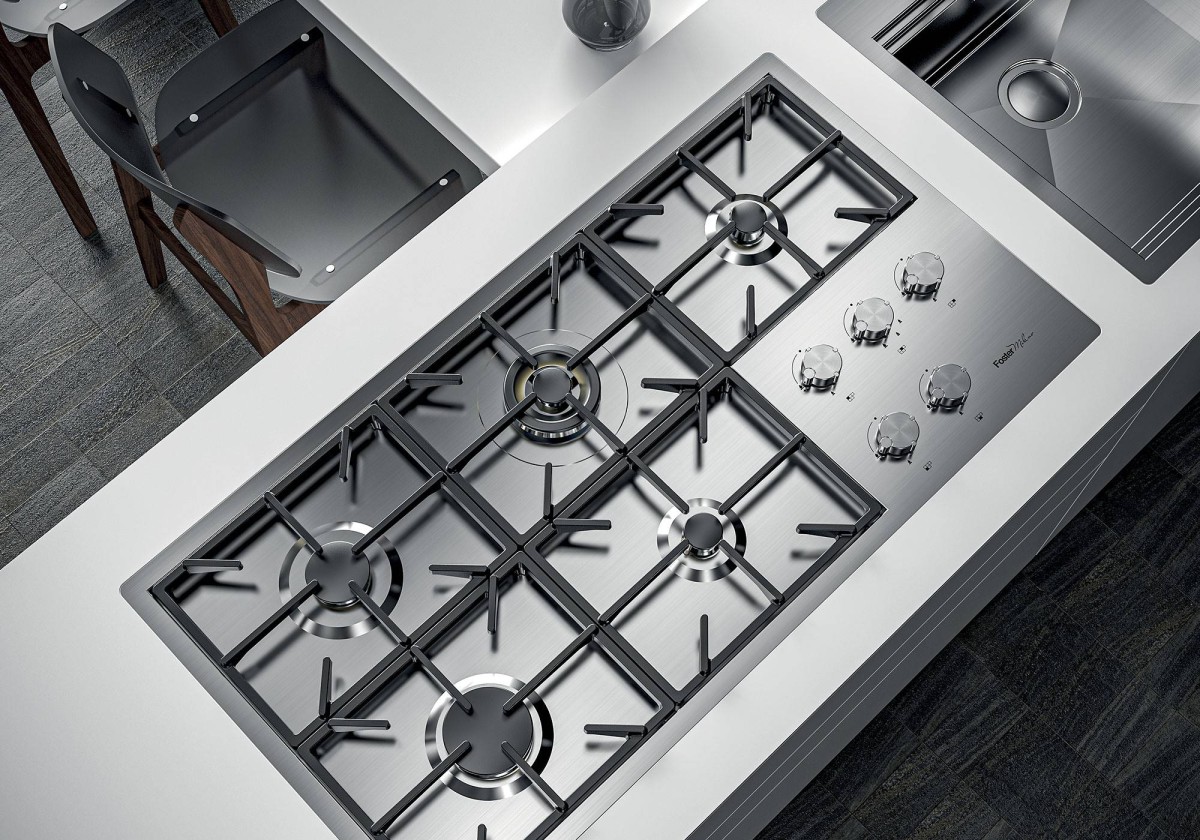 Cooker hob Foster Milano PVD Gun metal