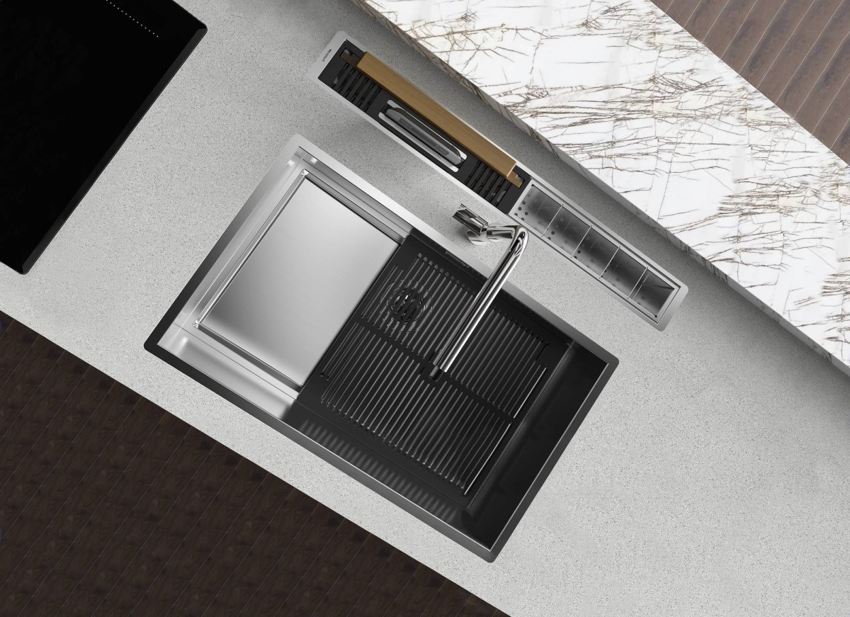 Slim equipped troughs