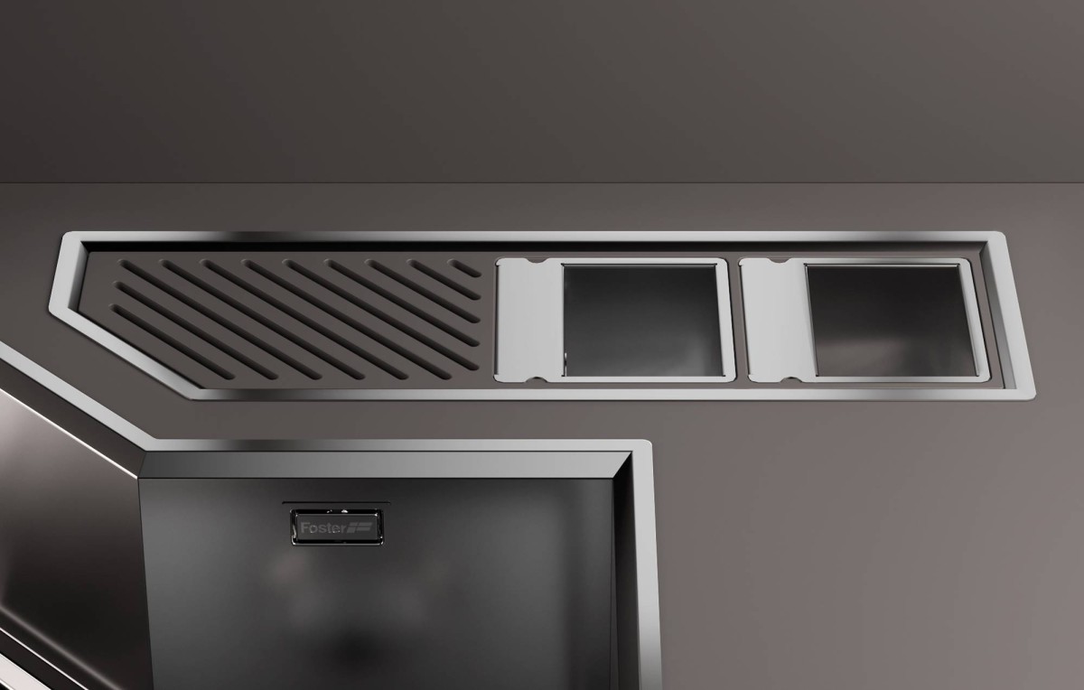 Diade equipped troughs Gun Metal