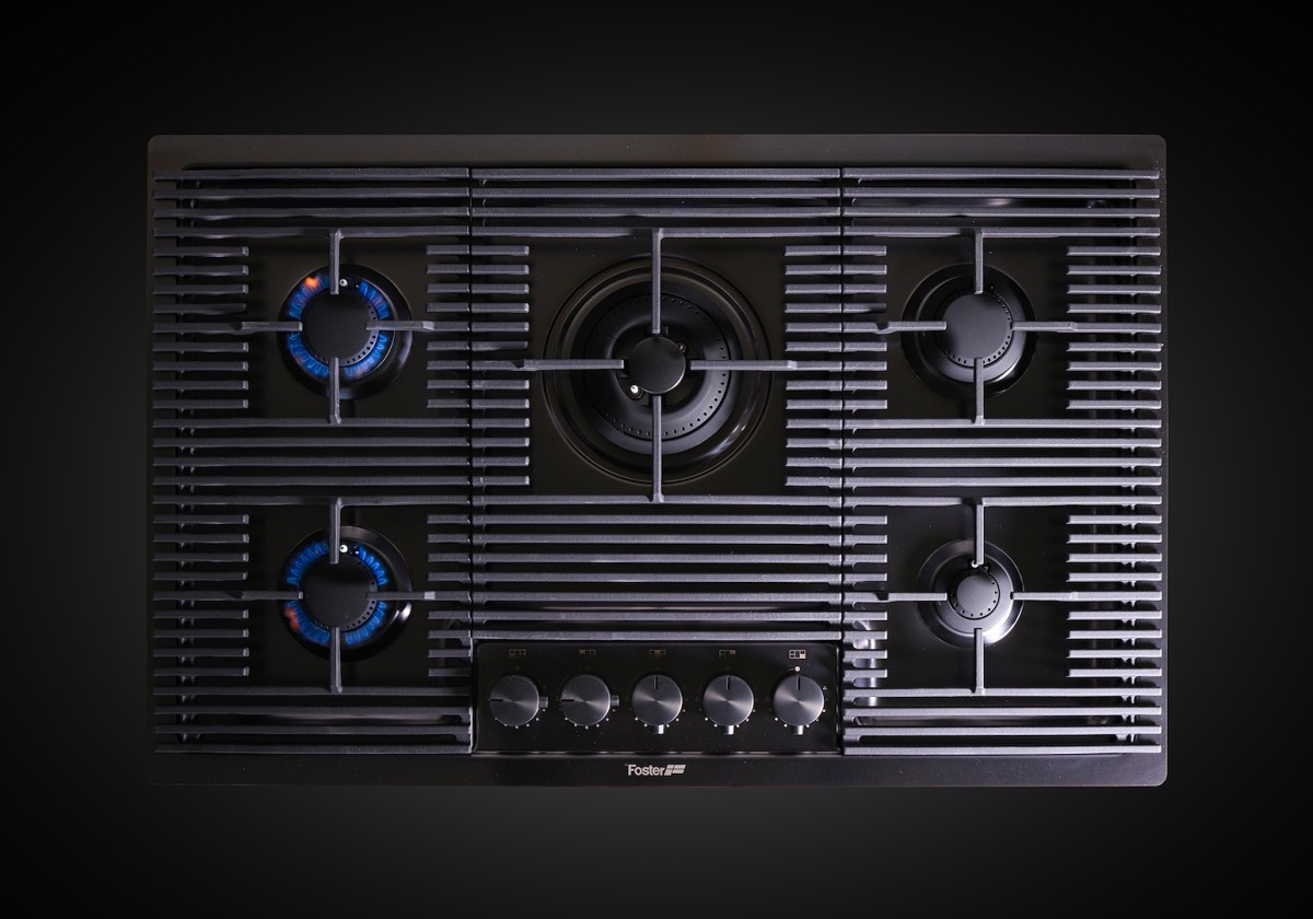 Cooker hob Milanello Gun Metal 5F
