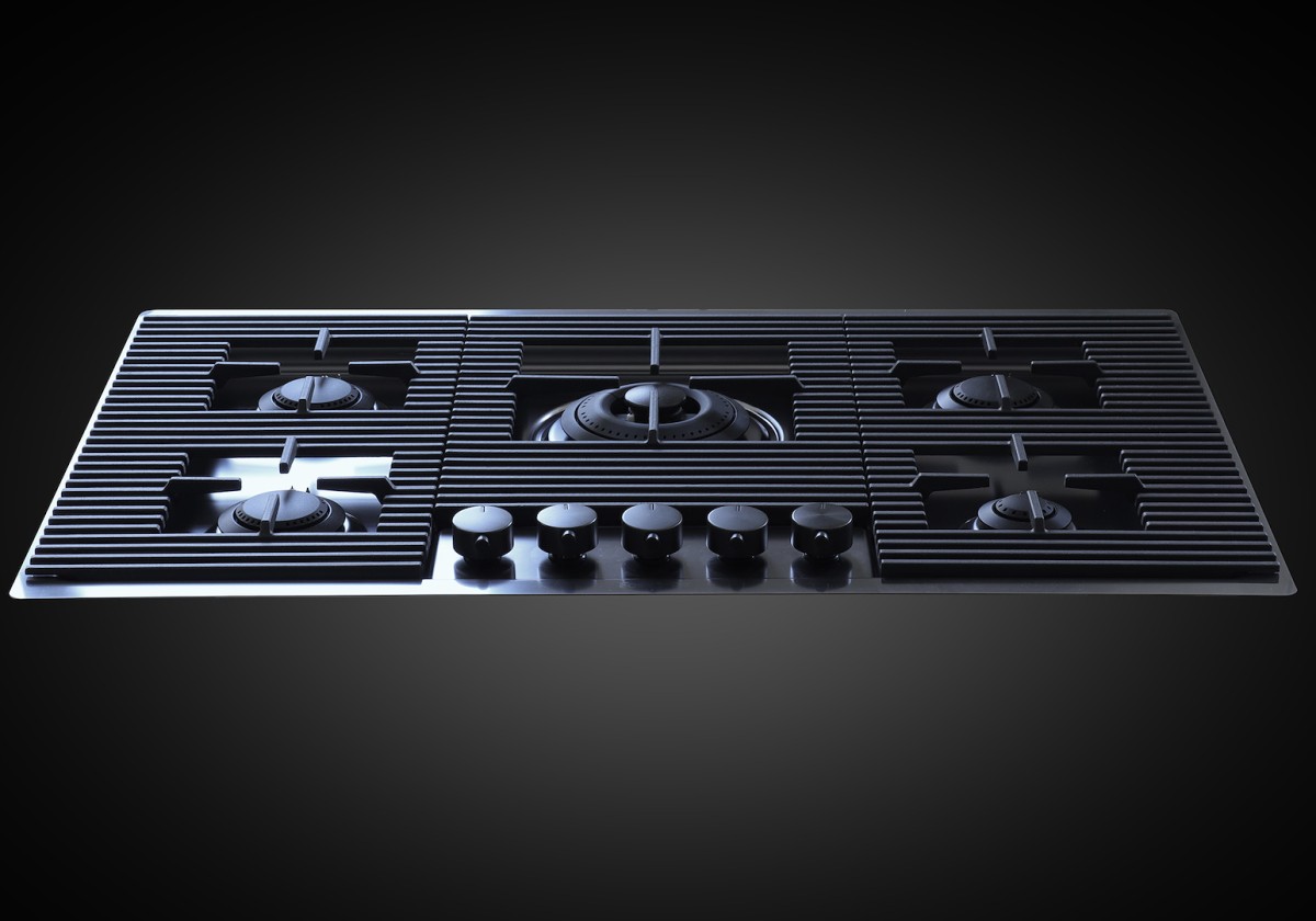 Cooker hob Milanello Gun Metal 5F