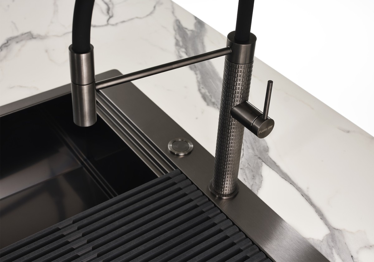 Sink Milanello Gun Metal workstation