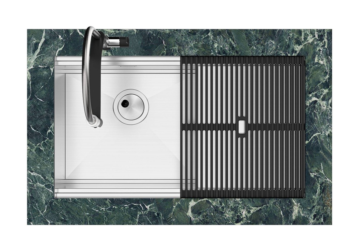 Sink Milanello Gun Metal Workstation